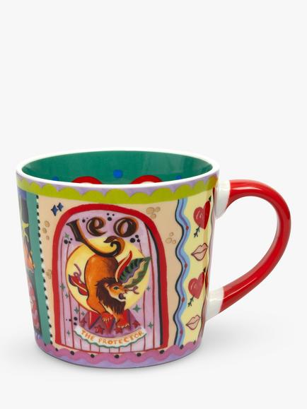 Eleanor Bowmer Zodiac New Bone China Mug, 300ml, Multi, Leo