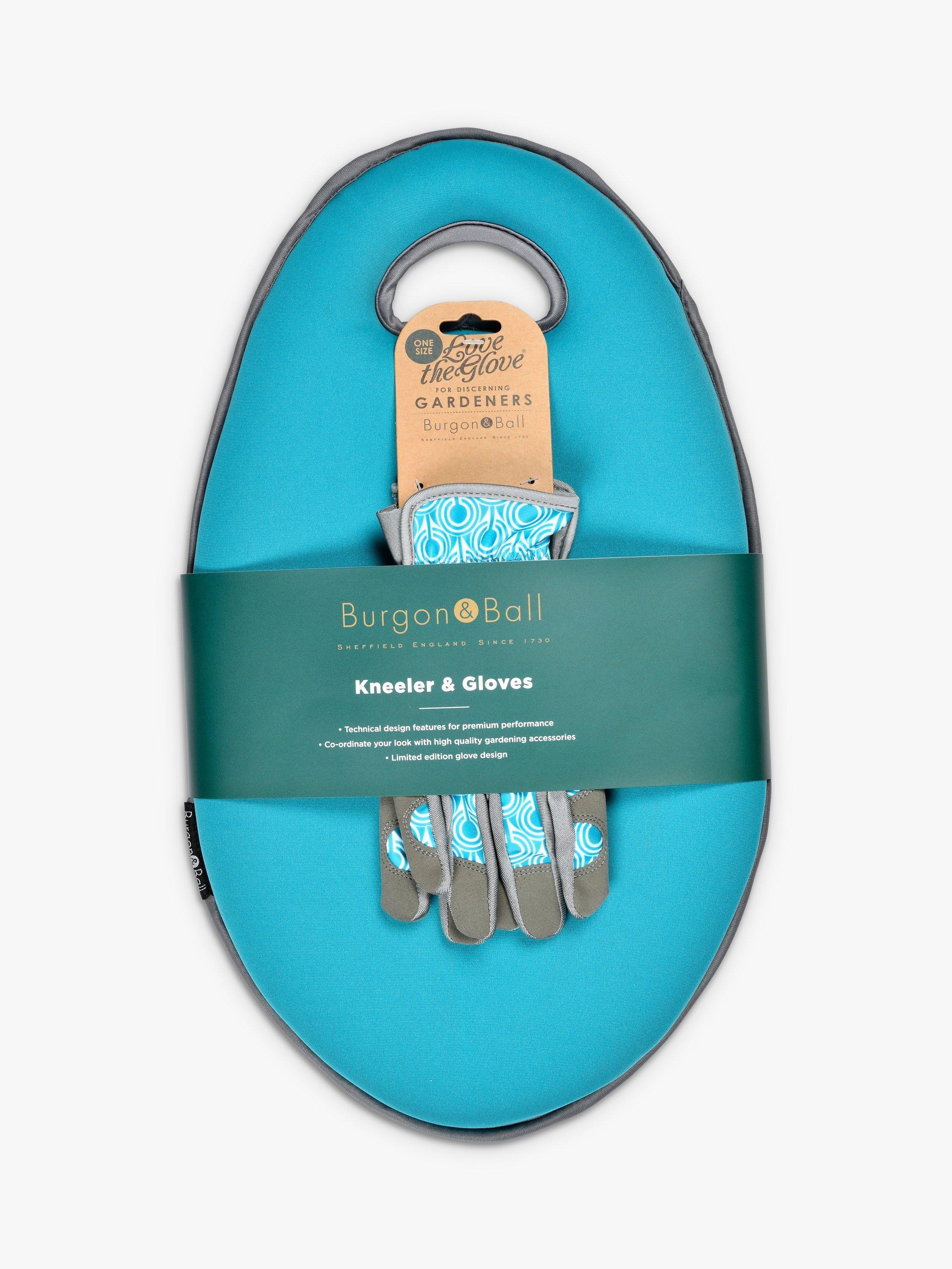 Burgon & Ball Kneelo® Memory Foam Kneeler & Gloves Garden Gift Set, Eucalyptus