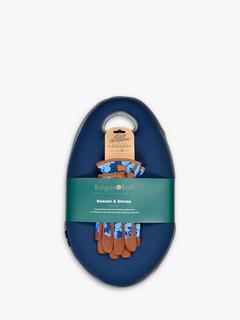 Burgon & Ball Kneelo® Memory Foam Kneeler & Gloves Garden Gift Set, Navy