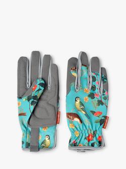 Burgon & Ball RHS Flora & Fauna Kneelo® Memory Foam Kneeler & Gloves Garden Gift Set, Green - view 2, Green