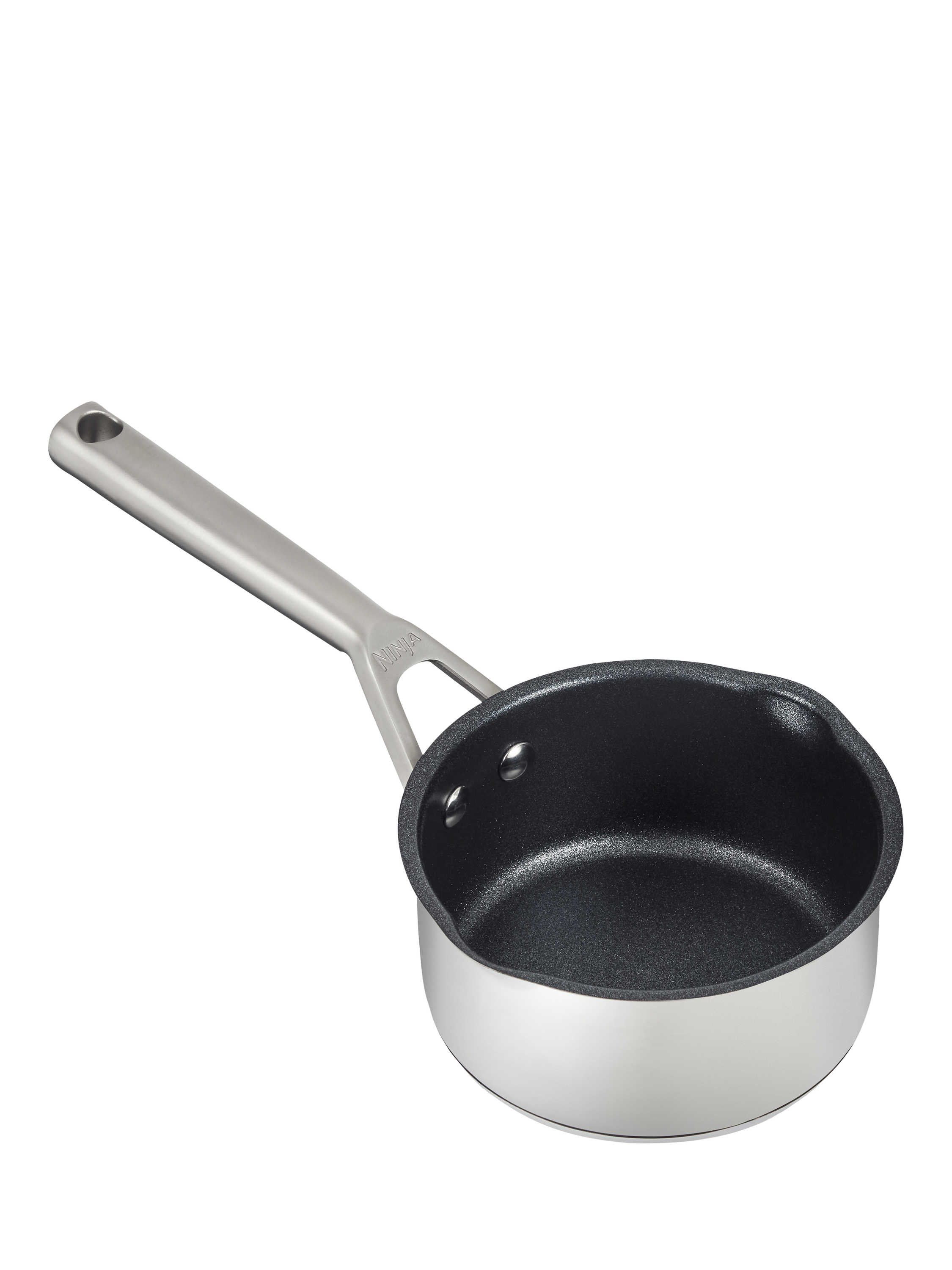 Ninja ZEROSTICK Stainless Steel Non-Stick Milk Pan, 16cm