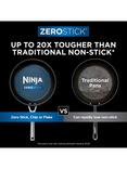 Ninja ZEROSTICK Stainless Steel Non-Stick Milk Pan, 16cm