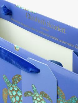 Elizabeth Scarlett Turtles Gift Bag, Medium - view 2, Blue