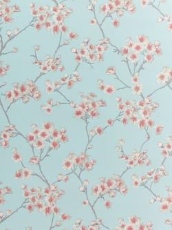 John Lewis Cherry Blossom Wrapping Paper, 3m - view 2, Multi