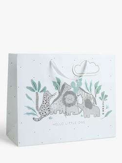 John Lewis Animals Hello Little One New Baby Gift Bag, Medium, Multi