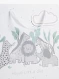 John Lewis Animals Hello Little One New Baby Gift Bag, Medium