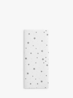 John Lewis Star Tissue Paper, Pack of 3, Grey, Grey