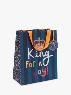 Paper Salad King for a Day Gift Bag, Medium, Multi
