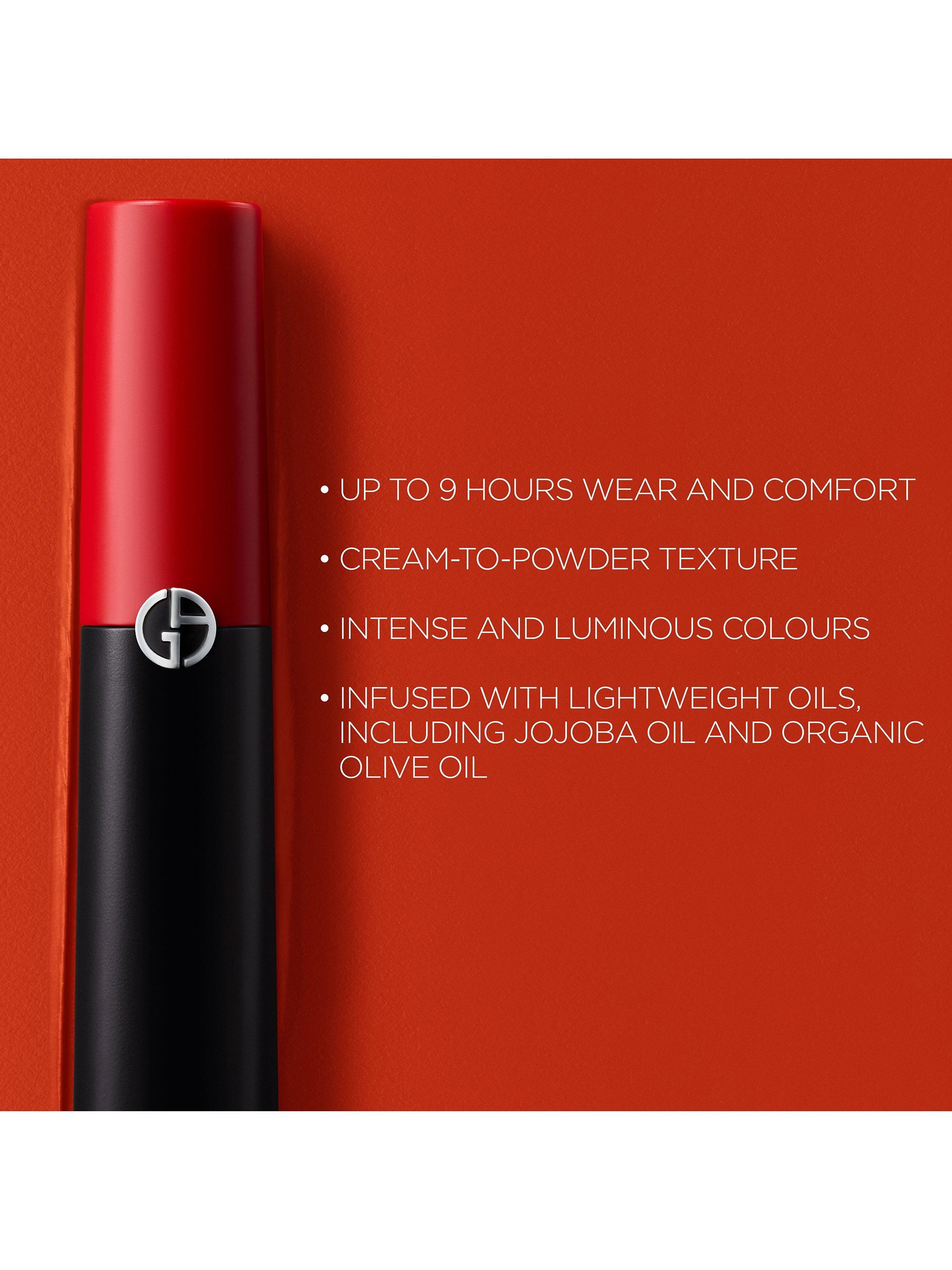 Product image 6 of 6, which shows Giorgio Armani Lip Power Matte Long Wear Lipstick, 405