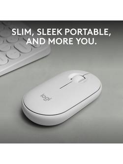 Logitech Pebble Mouse 2 M350s - view 2, White