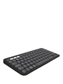 Logitech Pebble Keys 2 K380s Minimalist Keyboard, Graphite