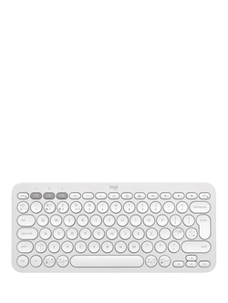 Logitech Pebble Keys 2 K380s Minimalist Keyboard, White