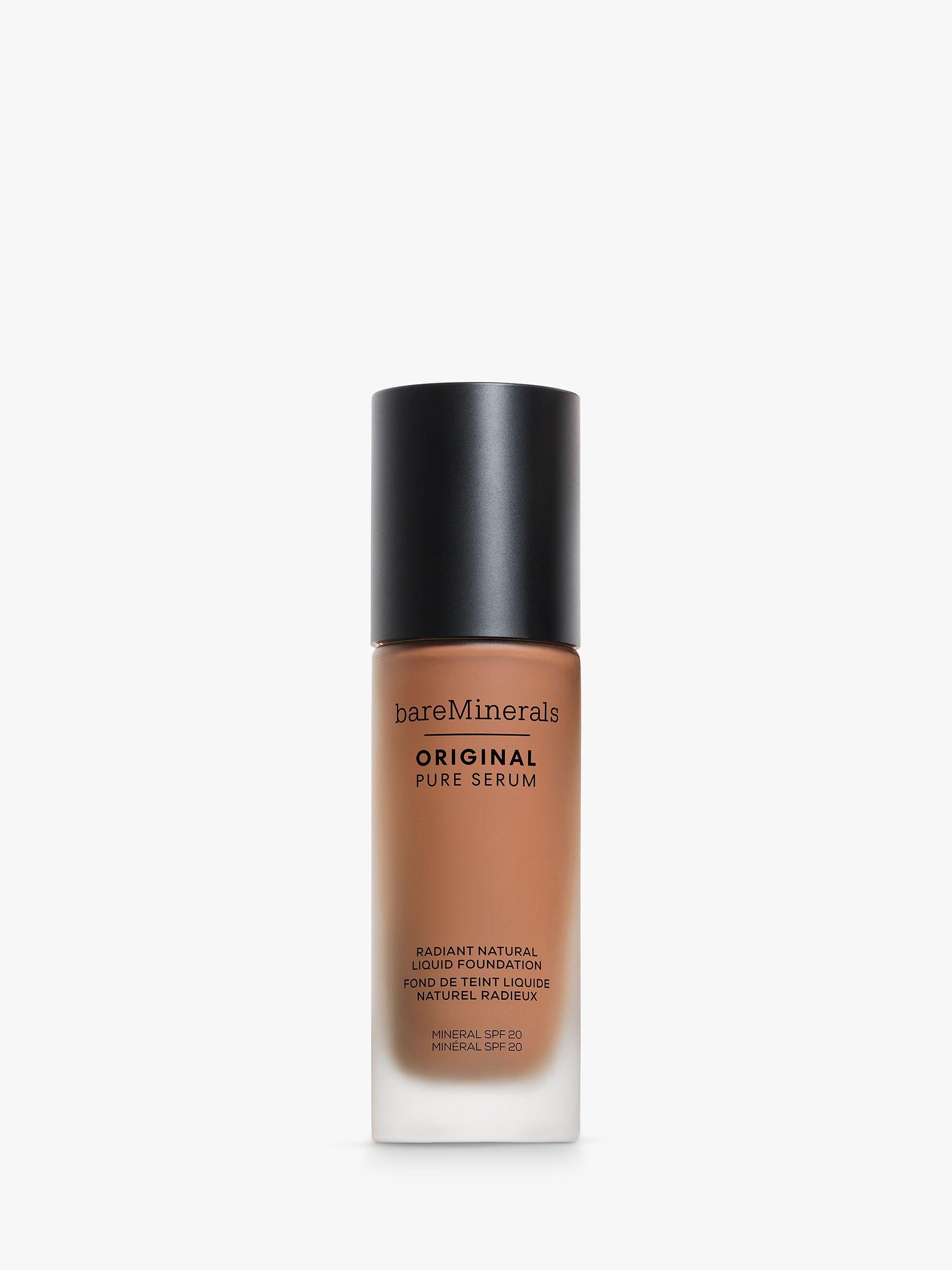 bareMinerals ORIGINAL Pure Serum Radiant Natural Liquid Foundation, Medium Deep Cool 1