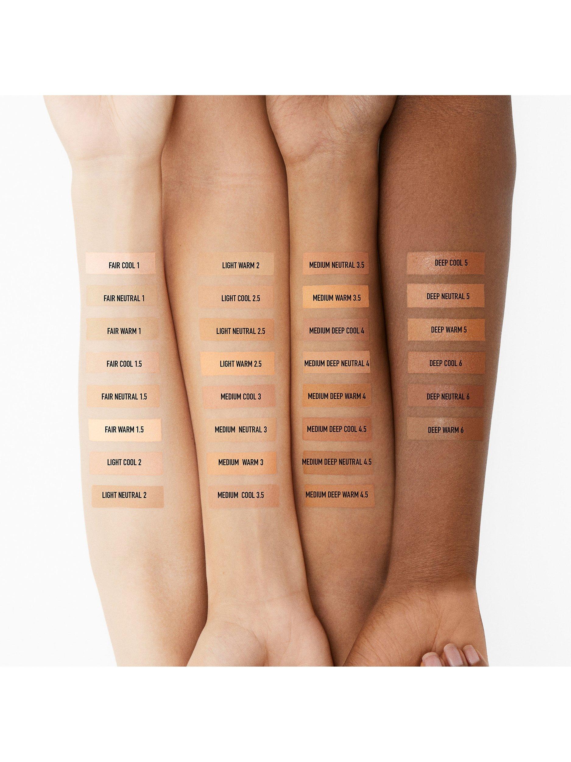 bareMinerals ORIGINAL Pure Serum Radiant Natural Liquid Foundation, Medium Deep Cool 1