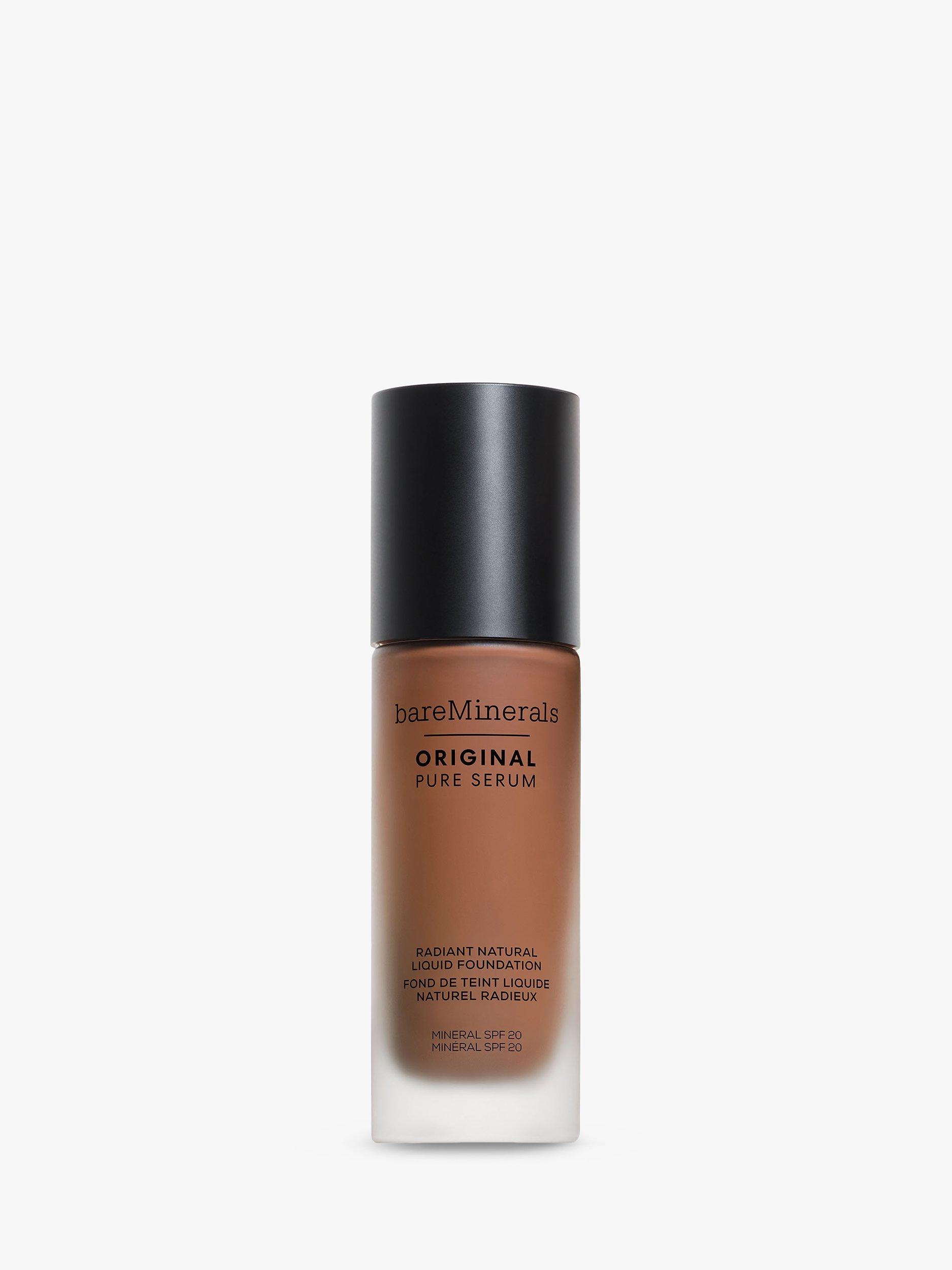 Product image 1 of 8, which shows bareMinerals ORIGINAL Pure Serum Radiant Natural Liquid Foundation, Deep Cool 1