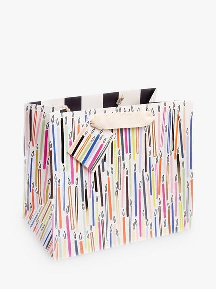 Caroline Gardner Candles Gift Bag, Medium, Multi