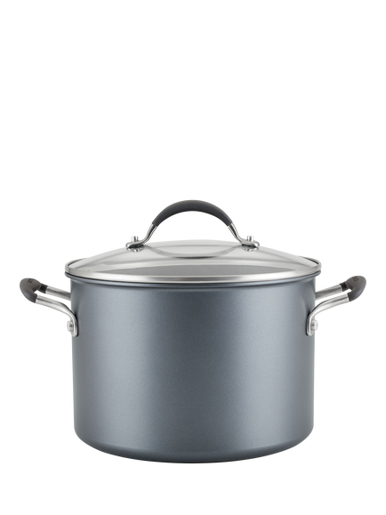Circulon ScratchDefense Non-Stick Stockpot & Lid, 24cm, Grey