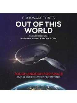 Circulon ScratchDefense Non-Stick Saute Pan & Lid with Helper Handle, 28cm - view 2, Grey