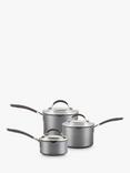 Circulon ScratchDefense Non-Stick Saucepan & Straining Lid Set, 3 Piece