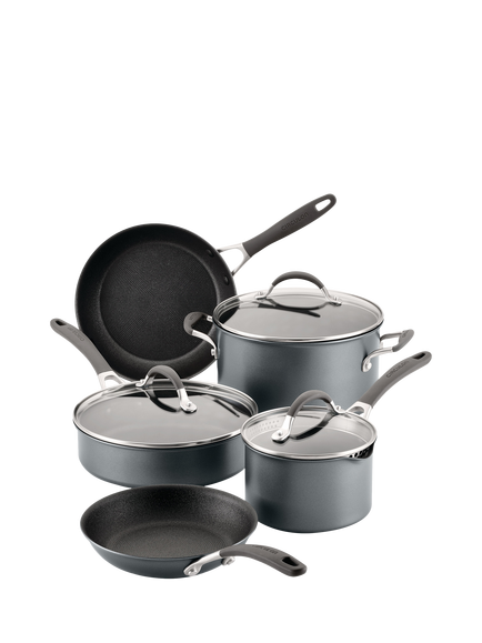 Circulon ScratchDefense Non-Stick Pan Set, 5 Piece, Grey