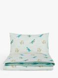 John Lewis Crocodile & Dinosaurs Reversible Toddler Pure Cotton Duvet Cover and Pillowcase Set, Multi