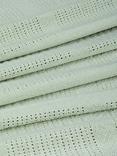 John Lewis Baby Cotton Cellular Blanket, 70 x 90cm, Mist