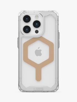 UAG Plyo Magsafe Case for iPhone 15 Pro, Ice/Gold