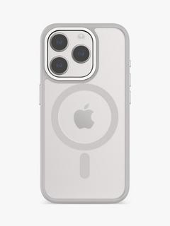 QDOS Hybrid Soft & Snap Case for iPhone 15 Pro, Natural Titanium