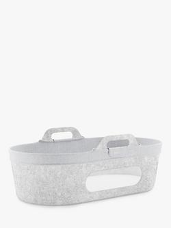 Snüz SnüzBaskit Fitted Liner, Barley, Light Grey