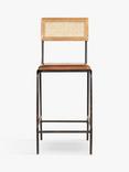 Nkuku Iswa Counter Chair, Aged Tan