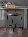 Nkuku Iswa Counter Chair, Aged Tan