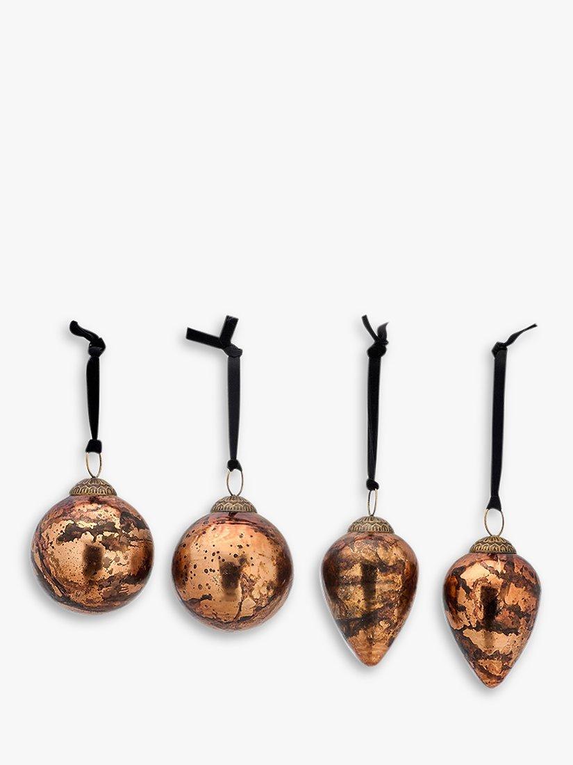 Nkuku Jalshara Baubles, Set of 4