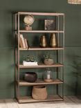 nkuku Marjori Wide Shelf Unit, Natural