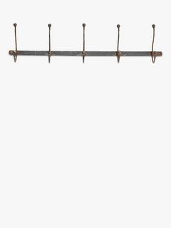 nkuku Rama 5 Hook Coat Rack, Iron