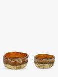 nkuku Janka Glass Tealights, Set of 2