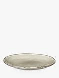 nkuku Malia Stoneware Dinner Plate, 28cm, Cream