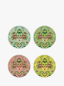 Designers Guild Ikebana Porcelain Side Plate, Set of 4, 20cm, Multi, Multi