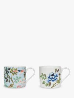 Designers Guild Porcelaine de Chine Porcelain Mugs, Set of 2, 290ml, Multi, Multi