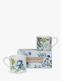 Designers Guild Porcelaine de Chine Porcelain Mugs, Set of 2, 290ml, Multi - view 2, Multi