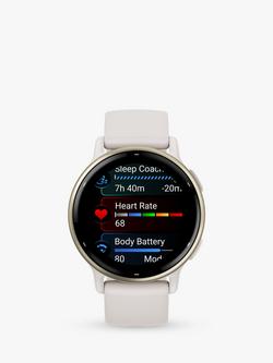 Garmin vivoactive 5 GPS Smartwatch, 42mm - view 2, Ivory
