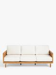 John Lewis + Swoon Franklin 3-Seater Garden Sofa, FSC-Certified (Acacia Wood)