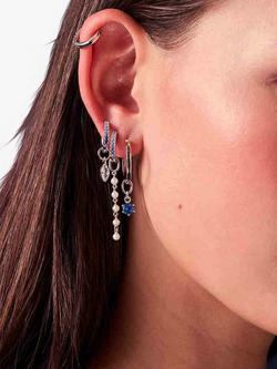 Sif Jakobs Jewellery Freshwater Pearl Drop Charm - view 2, Silver