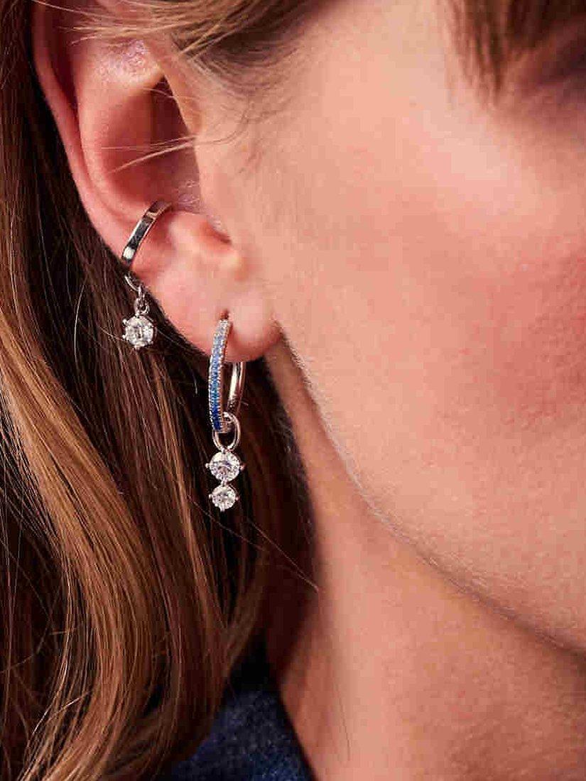 Product image 2 of 2, which shows Sif Jakobs Jewellery Cubic Zirconia Earring Charm, Silver