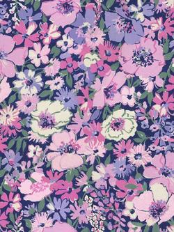 John Lewis Ditsy Floral Cotton Fabric, Purple, Purple