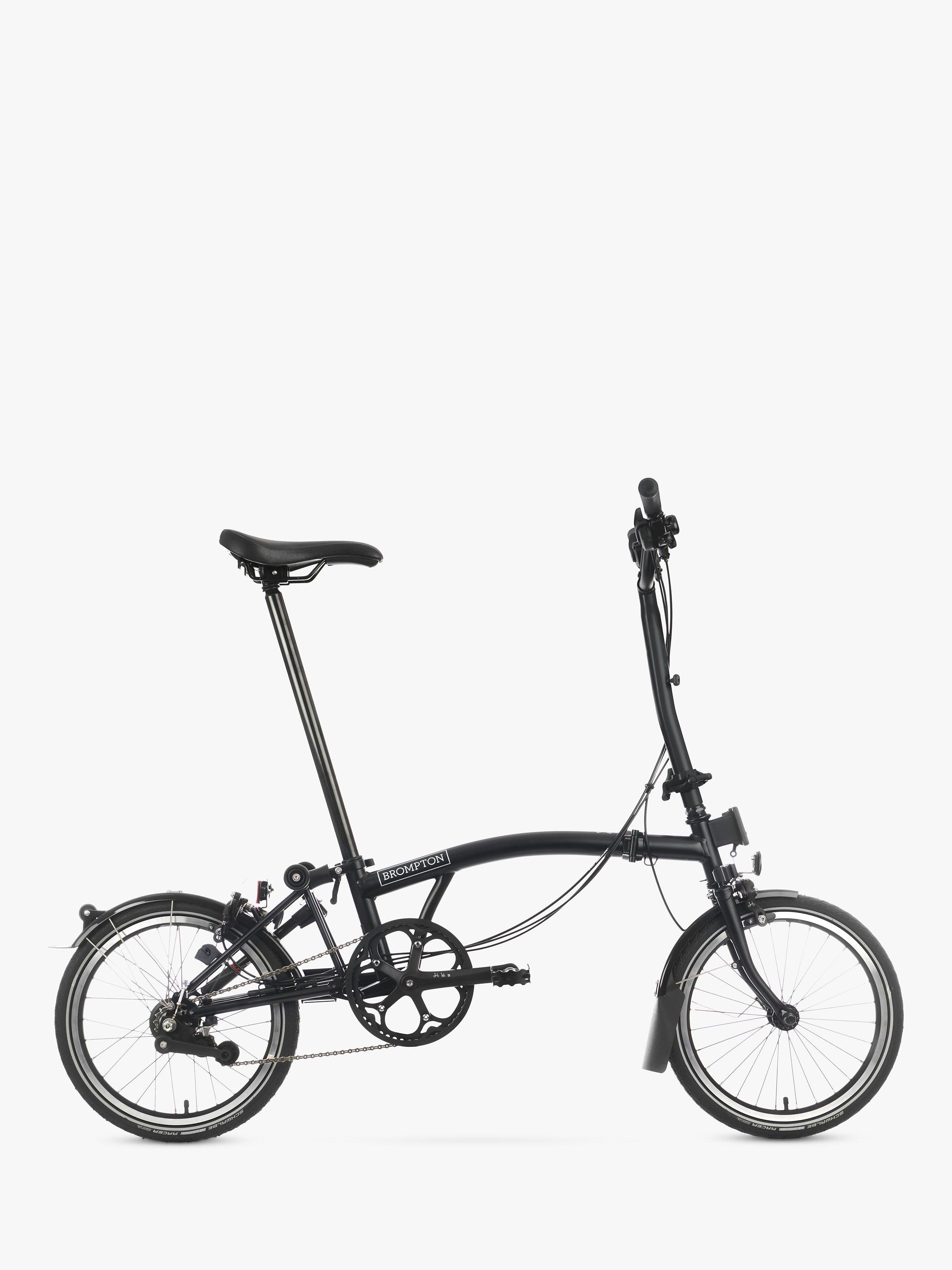 Brompton C Line Explore High Handlebar Folding Bike Matt Black