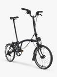 Brompton C Line Explore High Handlebar Folding Bike, Matt Black