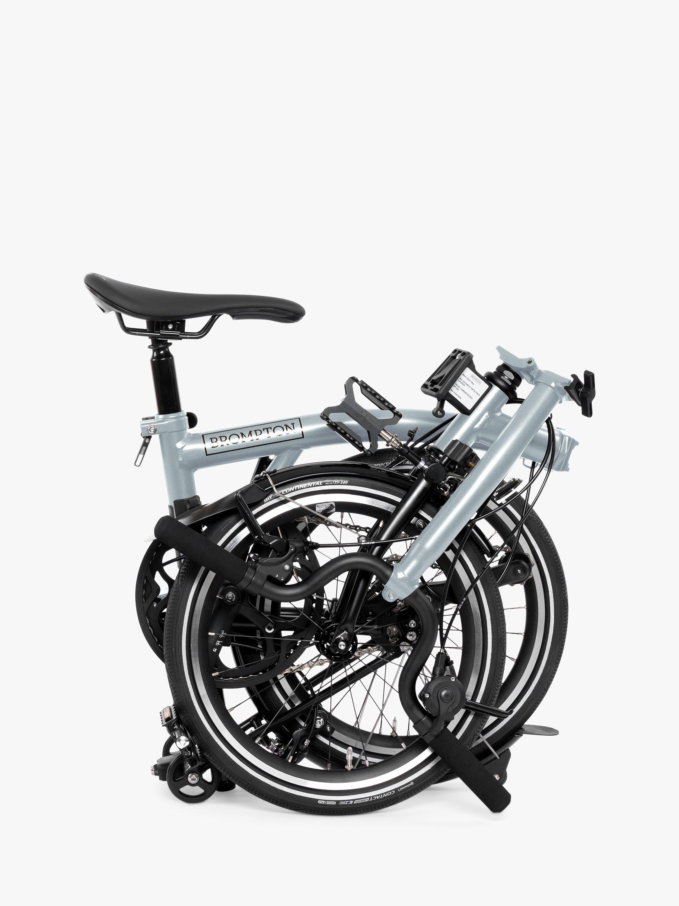 Brompton P Line Urban Low Handlebar Folding Bike Lunar Ice