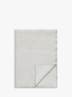 John Lewis Boutique Hotel Linear Quilted Bedspread, Cool Grey