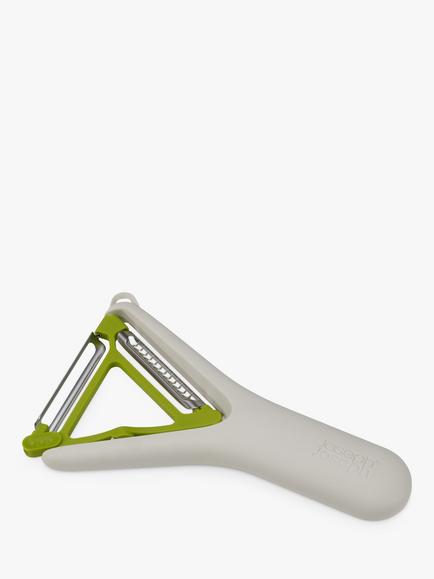 Joseph Joseph 2-In-1 Straight & Julienne Bladed Peeler, Stone
