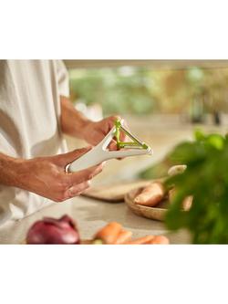 Joseph Joseph 2-In-1 Straight & Julienne Bladed Peeler - view 2, Stone